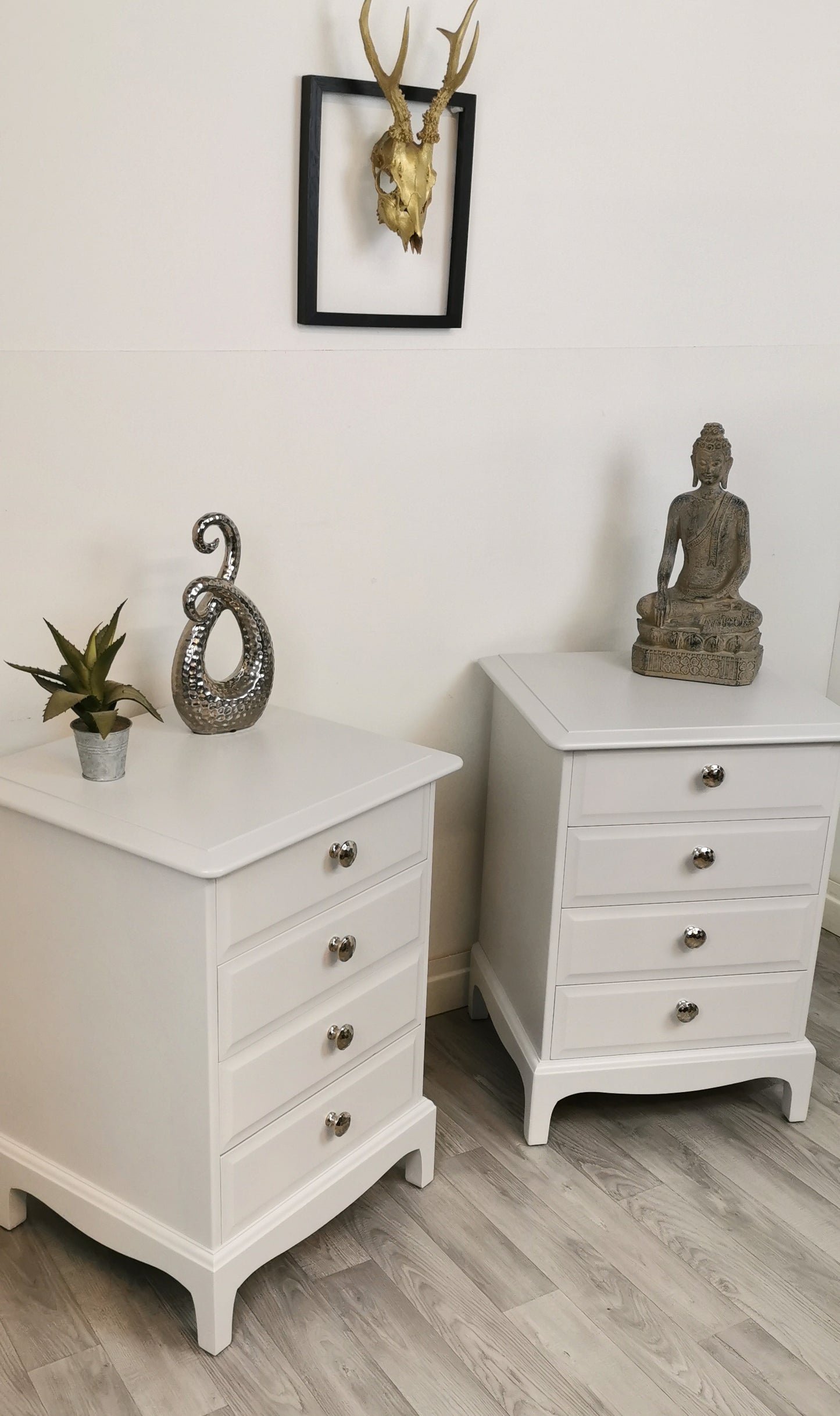 Stag Minstrel 4 Drawer Bedside Table