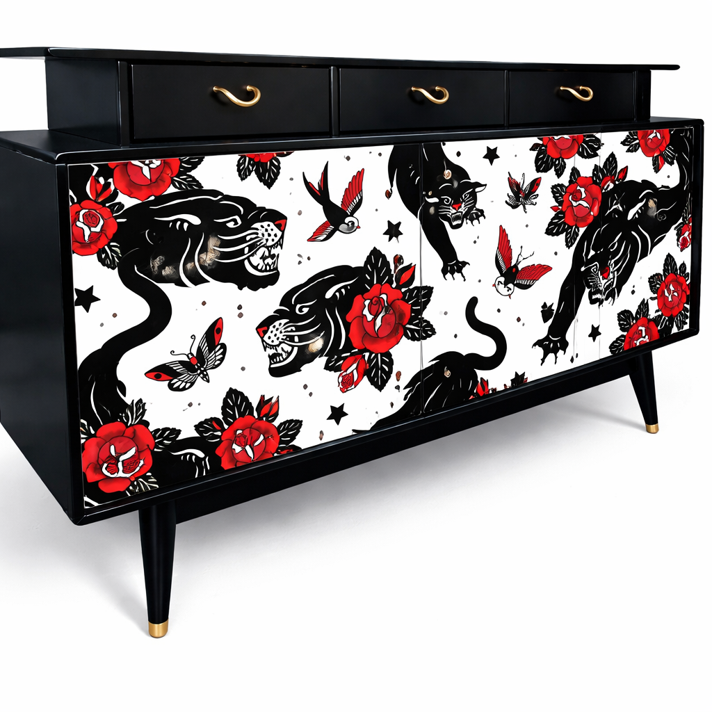 Unique Maximalist G-Plan E-Gomme Librenza Sideboard Professionally Sprayed