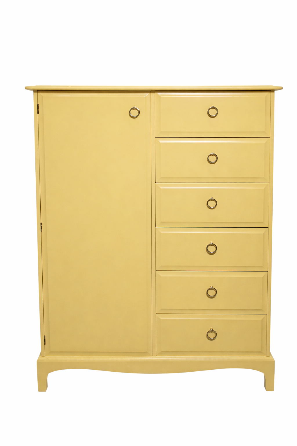 Stag Minstrel Painted Wardrobe Chest | Tallboy Storage with Drawers