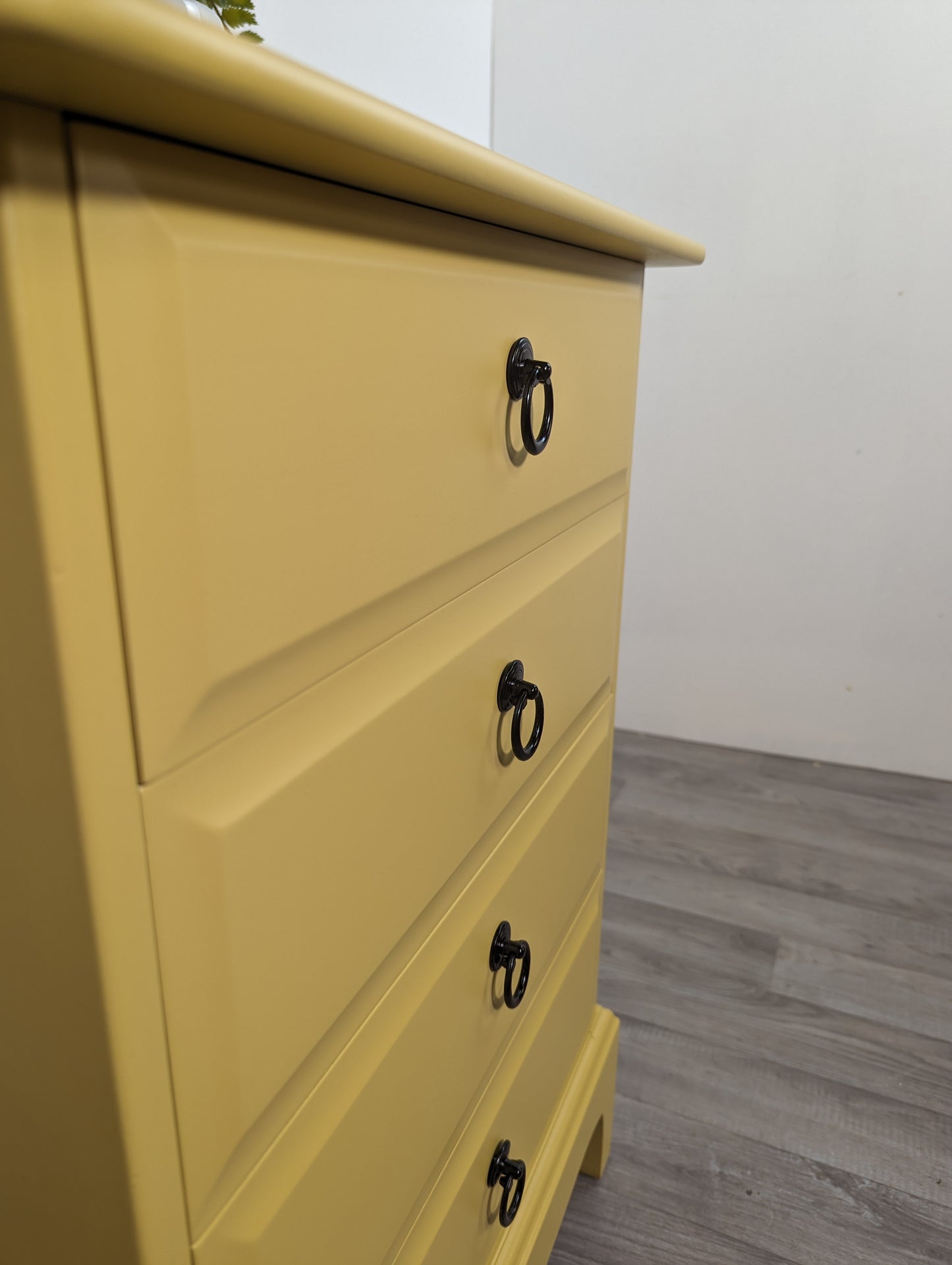 Stag Minstrel 4 Drawer Pair of Bedsides in funky Yellow