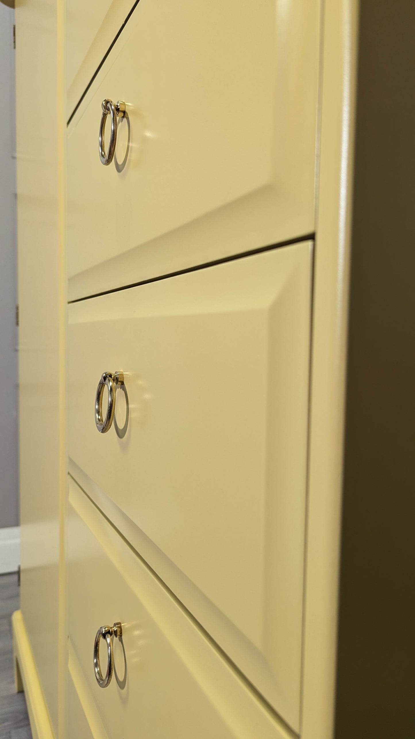 Stag Minstrel Painted Wardrobe Chest | Tallboy Storage with Drawers