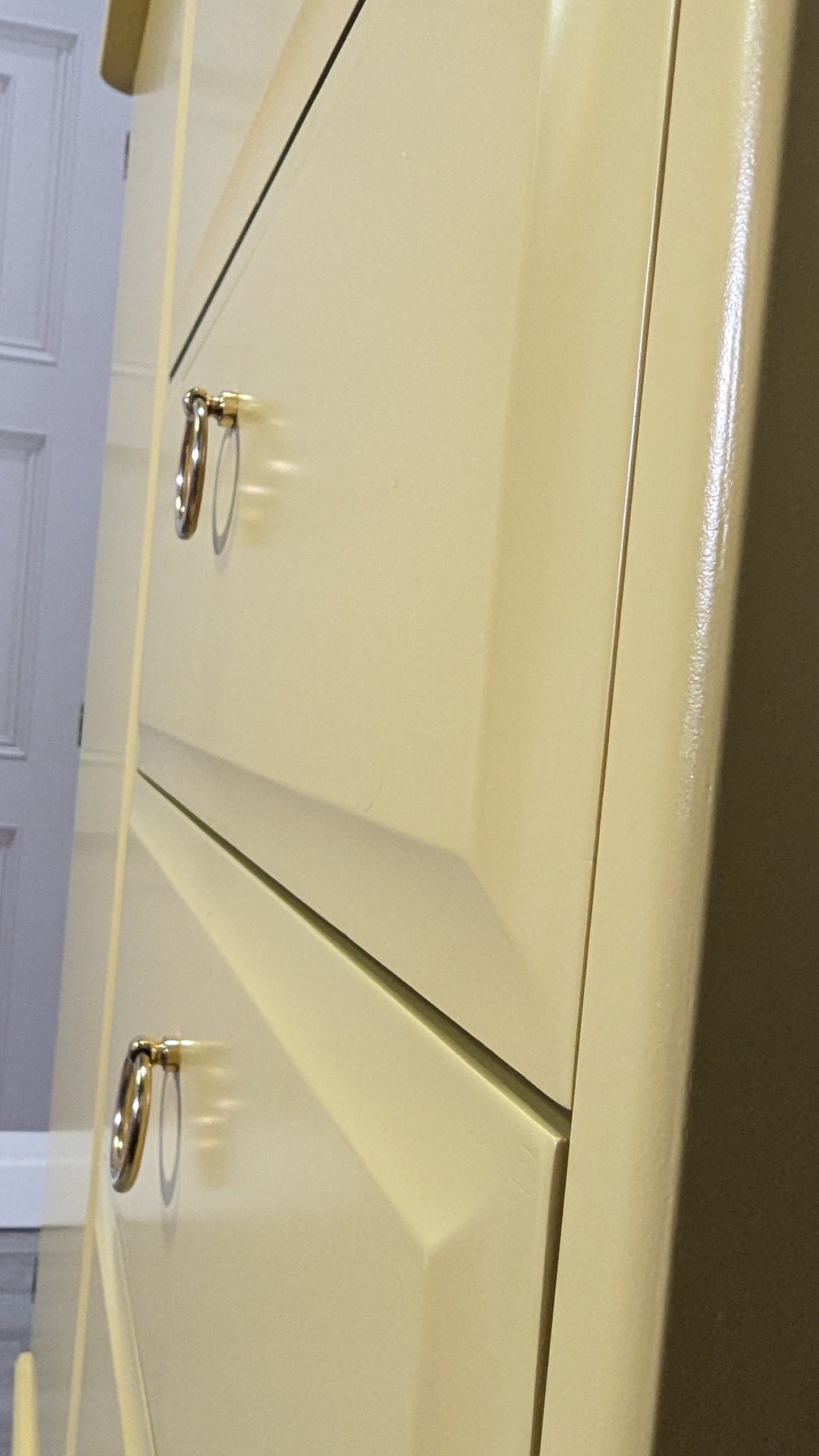 Stag Minstrel Painted Wardrobe Chest | Tallboy Storage with Drawers