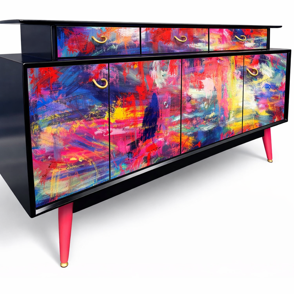 Unique Maximalist G-Plan E-Gomme Librenza Sideboard Professionally Sprayed