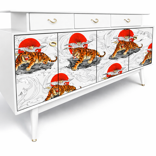 Unique Maximalist G-Plan E-Gomme Librenza Sideboard Professionally Sprayed