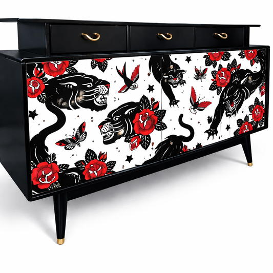 Unique Maximalist G-Plan E-Gomme Librenza Sideboard Professionally Sprayed