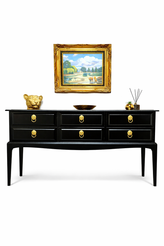 Stag Minstrel 6 Drawer Console Table