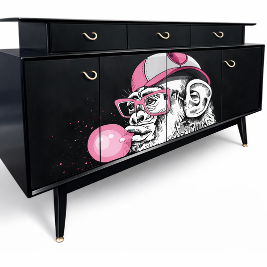 Unique Maximalist G-Plan E-Gomme Librenza Sideboard Professionally Sprayed